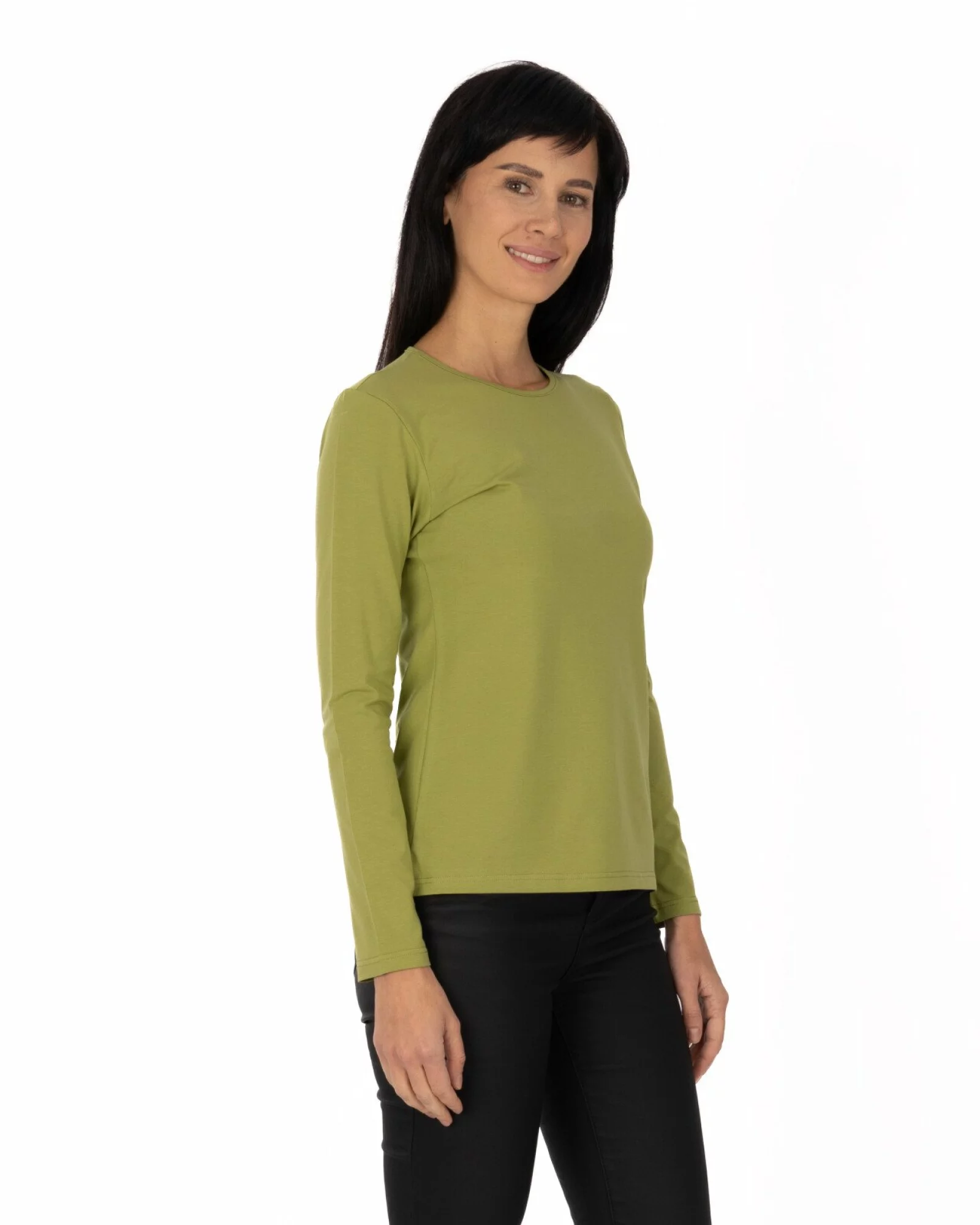 Bluză damă basic B.2401.Kaki