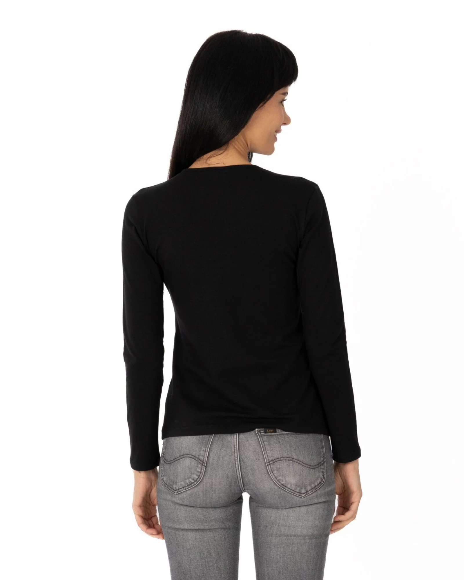 Bluză damă basic B.2401.Negru