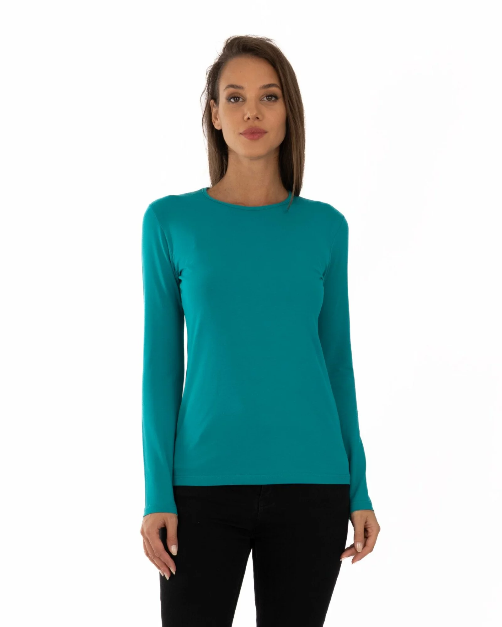 Bluză damă basic B.2401.Tropical