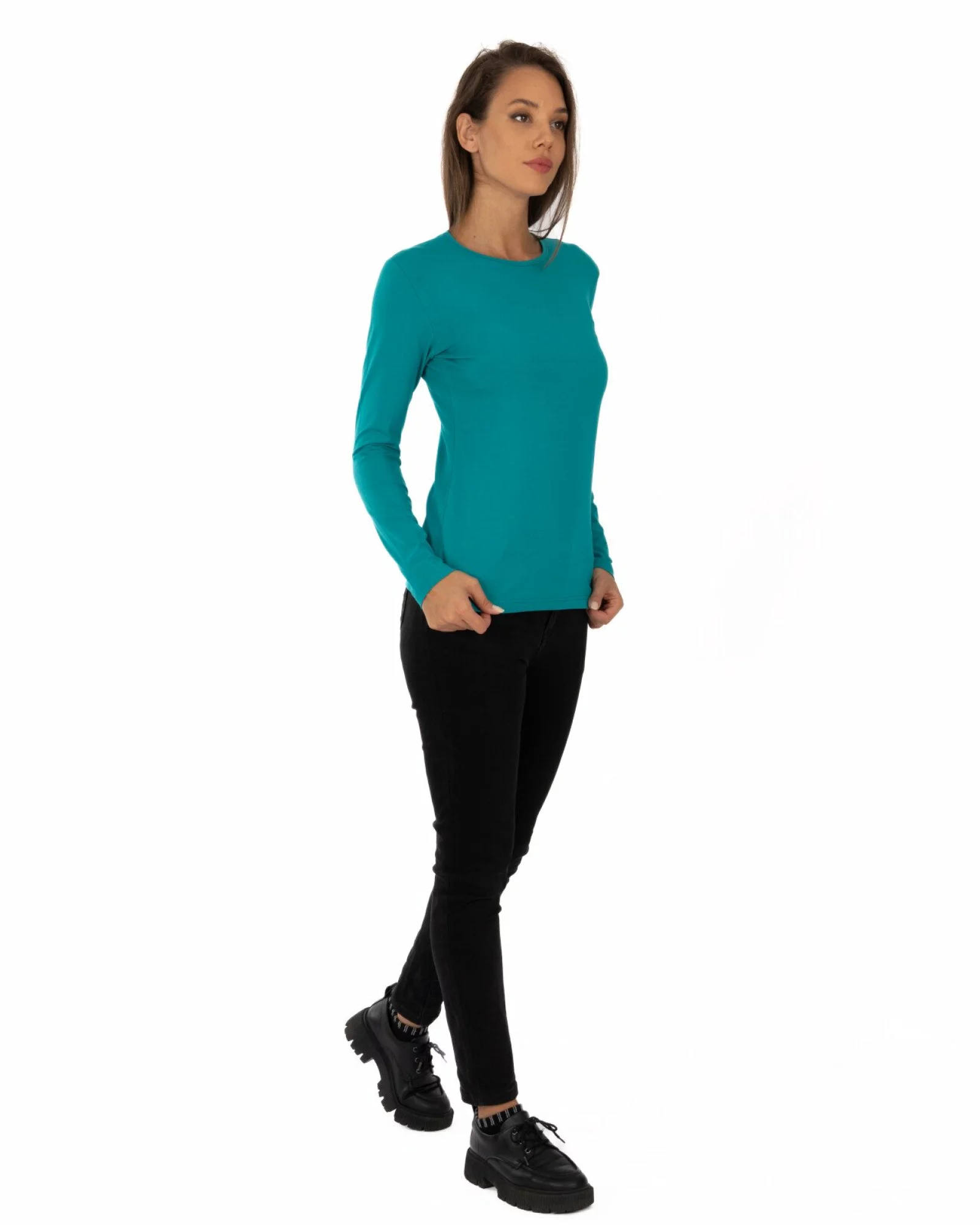 Bluză damă basic B.2401.Tropical