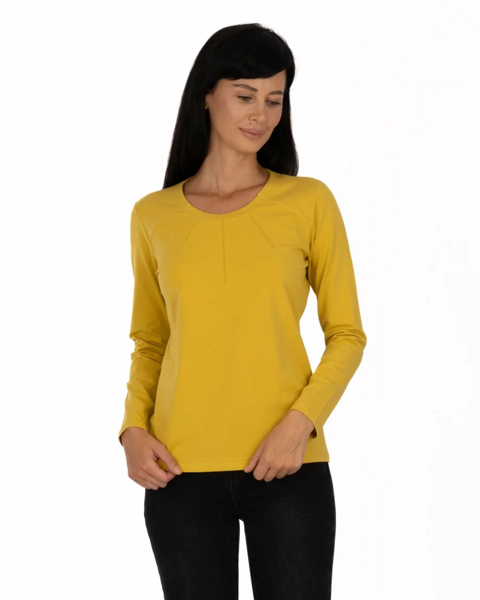 Bluză damă B.2234.Muștar