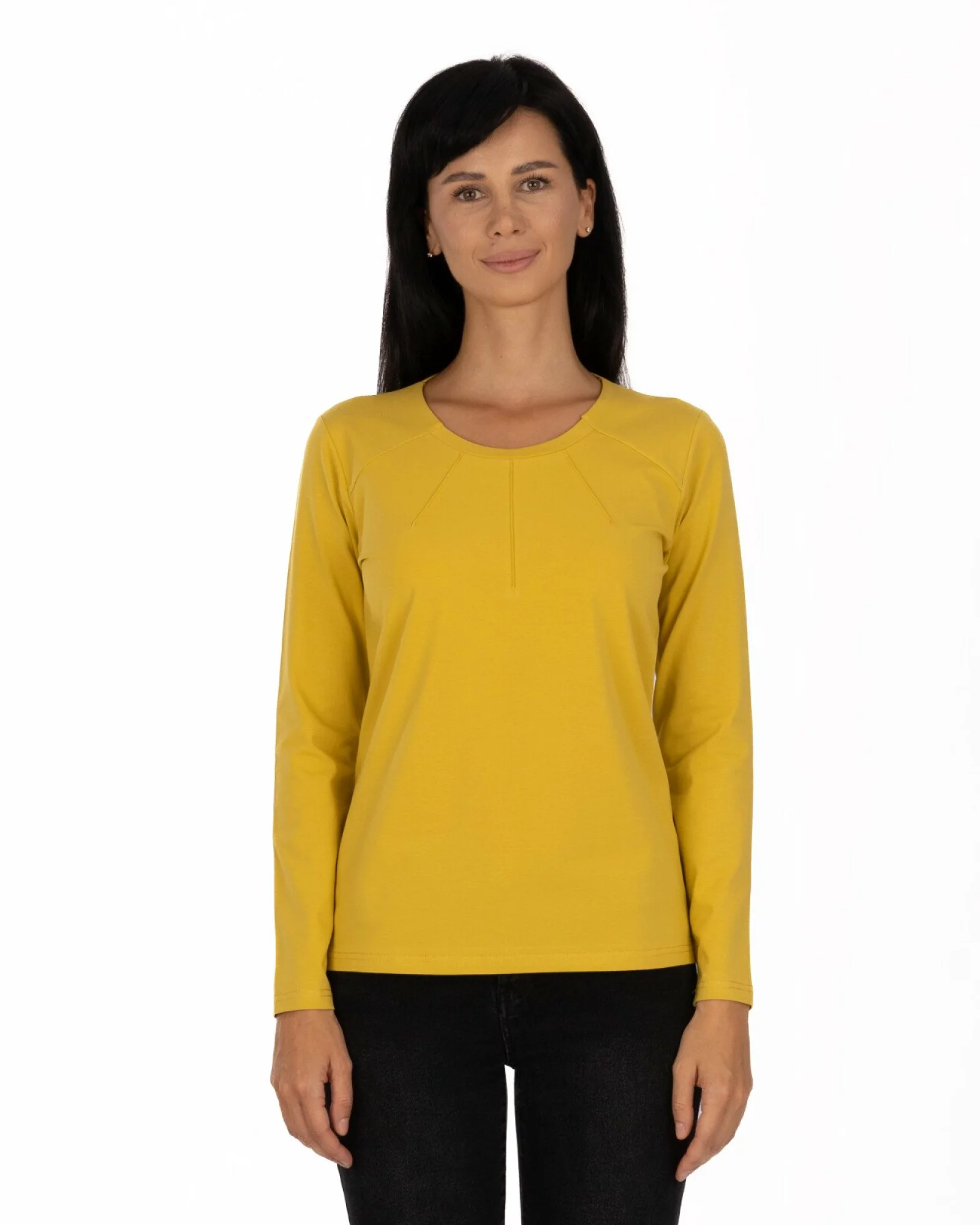 Bluză damă B.2234.Muștar