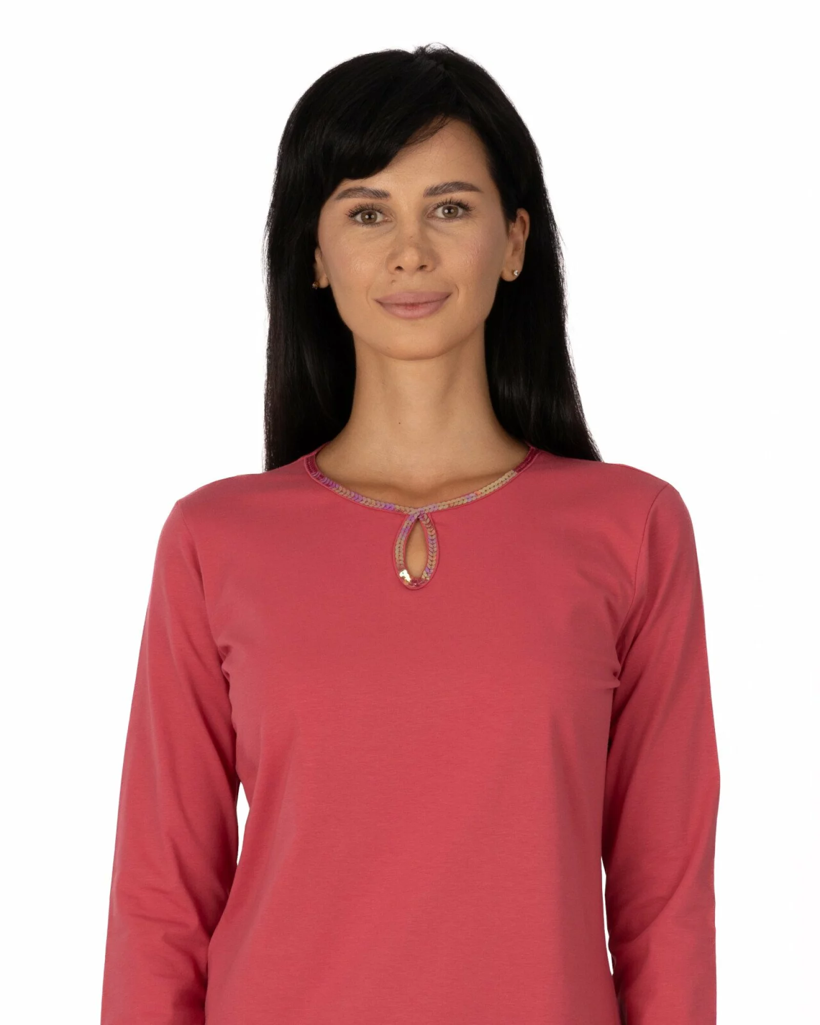 Bluză damă B.2340.Roșu Pudrat