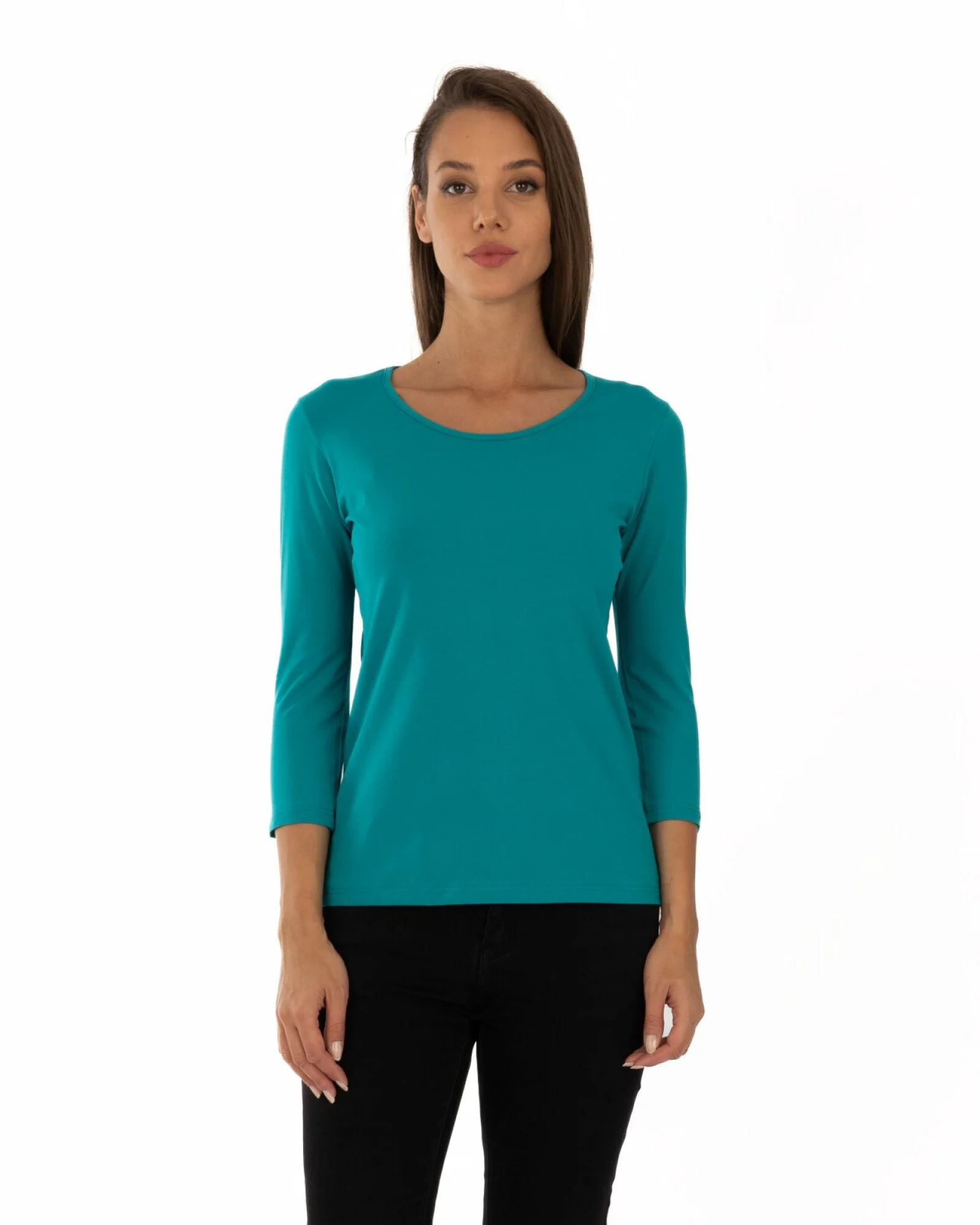 Bluză damă basic B.2400.Tropical