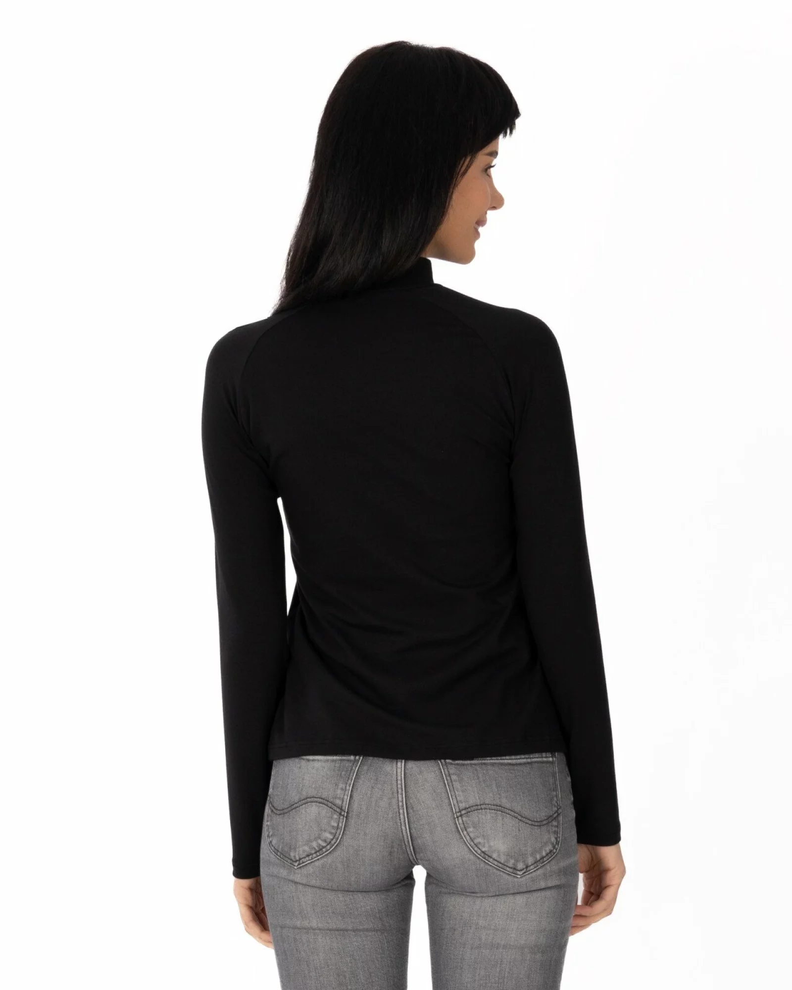 Bluză damă tip maletă B.2405.Negru