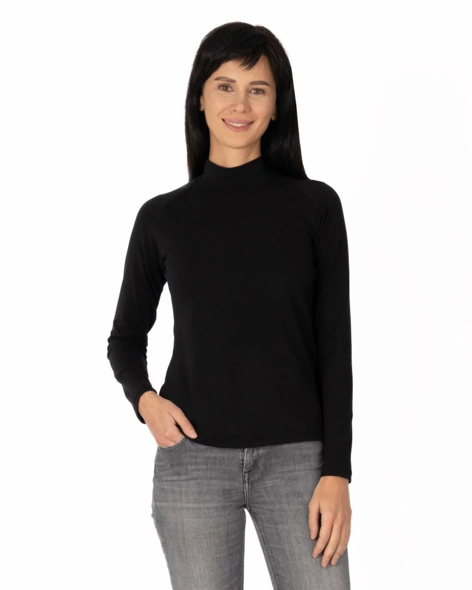 Bluză damă tip maletă B.2405.Negru