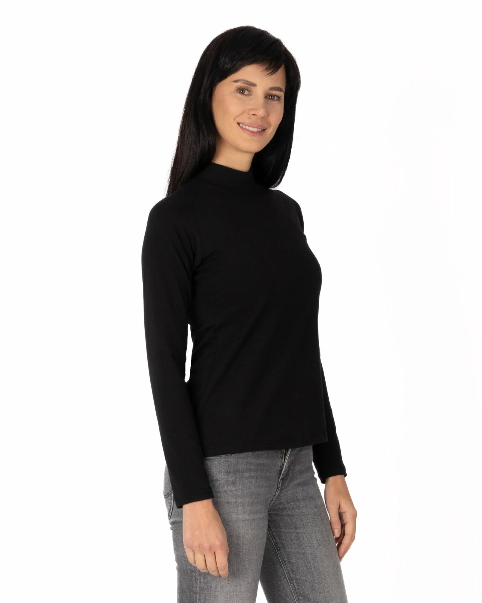 Bluză damă tip maletă B.2405.Negru