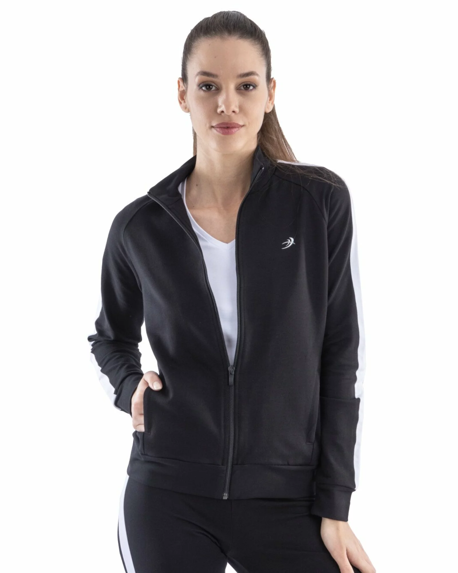 Trening Damă COM.2048.Negru-alb