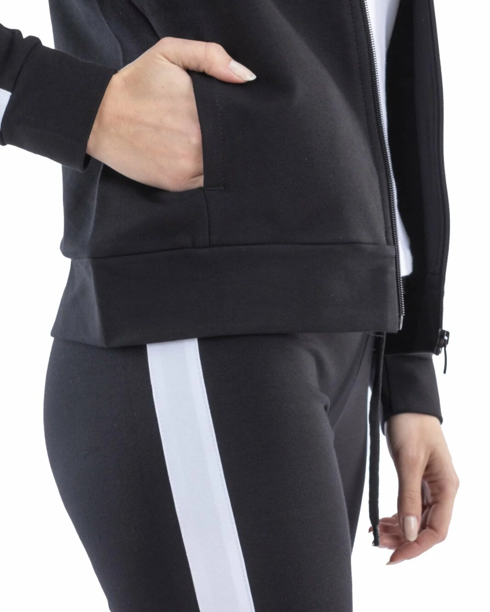 Trening Damă COM.2048.Negru-alb