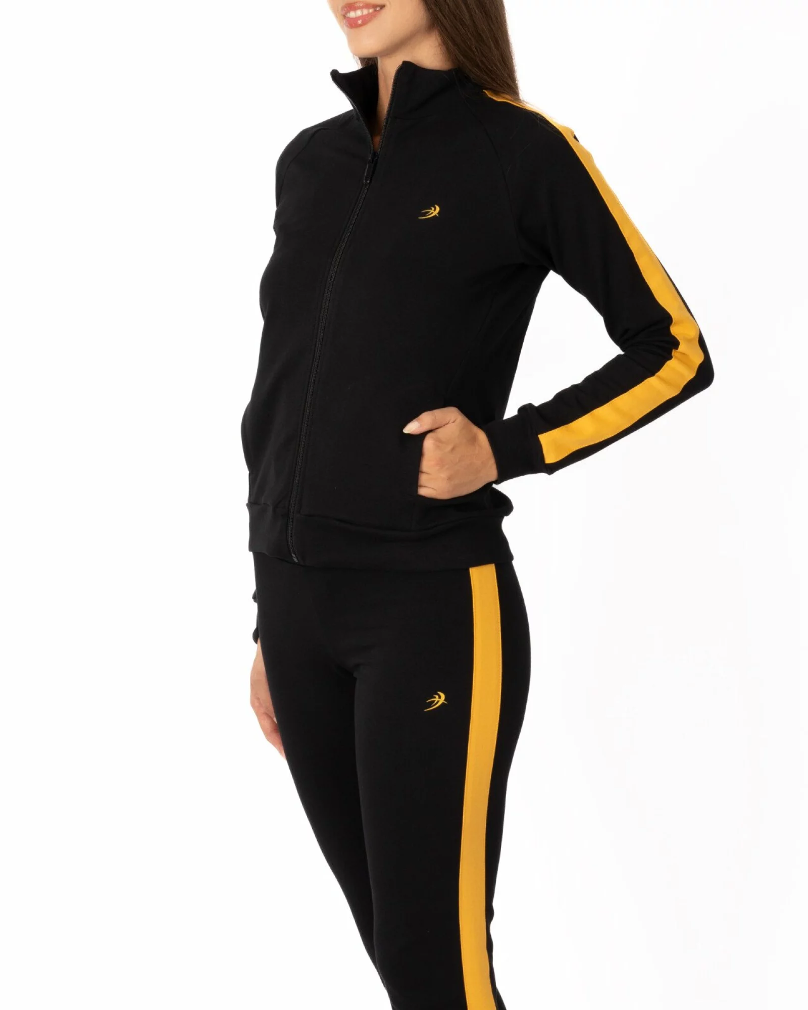 Trening Damă COM.2048.Negru-Galben