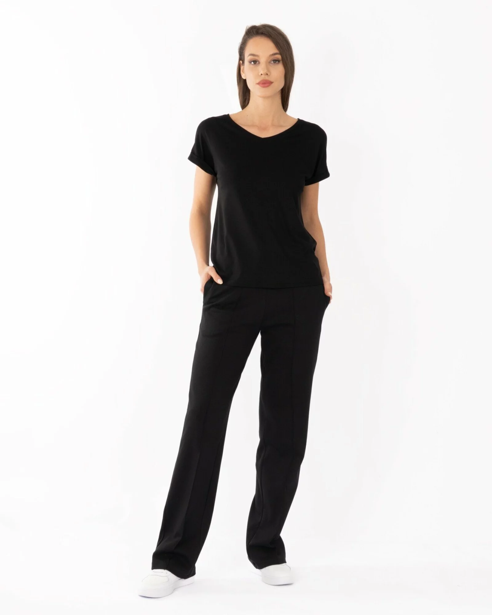 Pantalon Damă P.2255.Negru