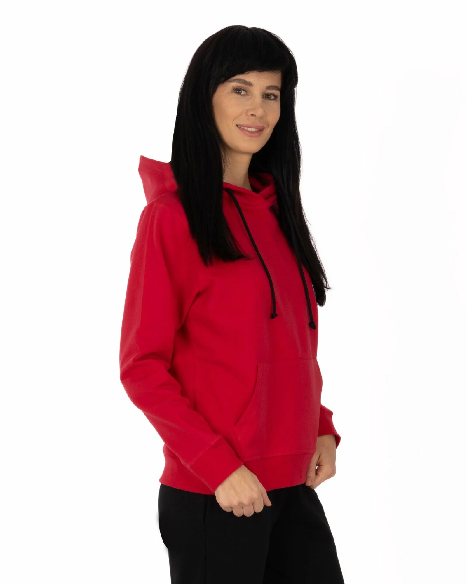 Hanorac Pufos Damă HG.2031.Roșu