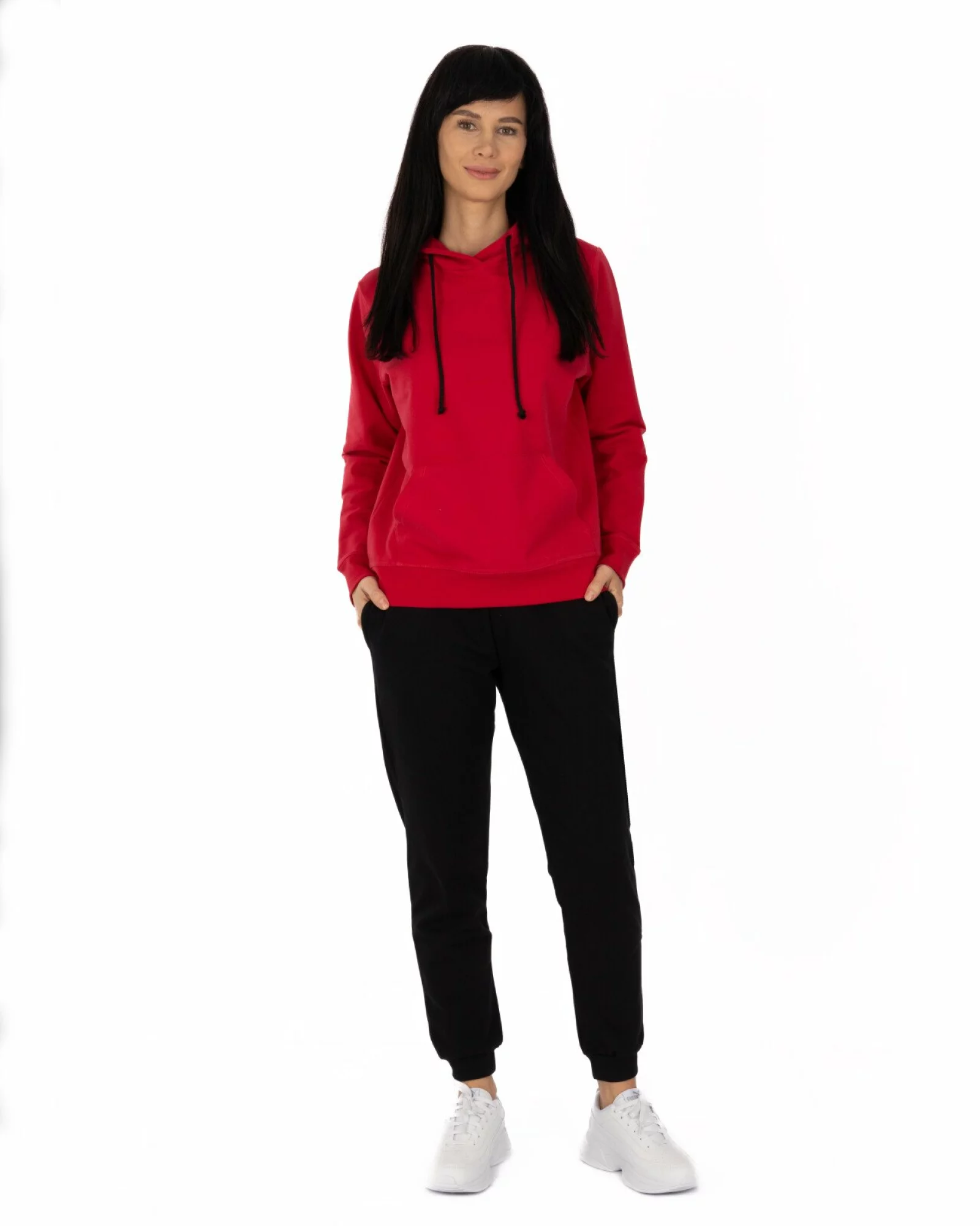 Hanorac Pufos Damă HG.2031.Roșu