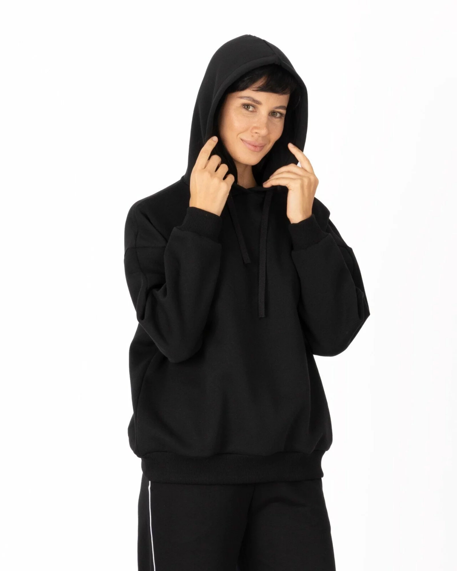 Flanelă Pufoasă Damă F.2011.Negru