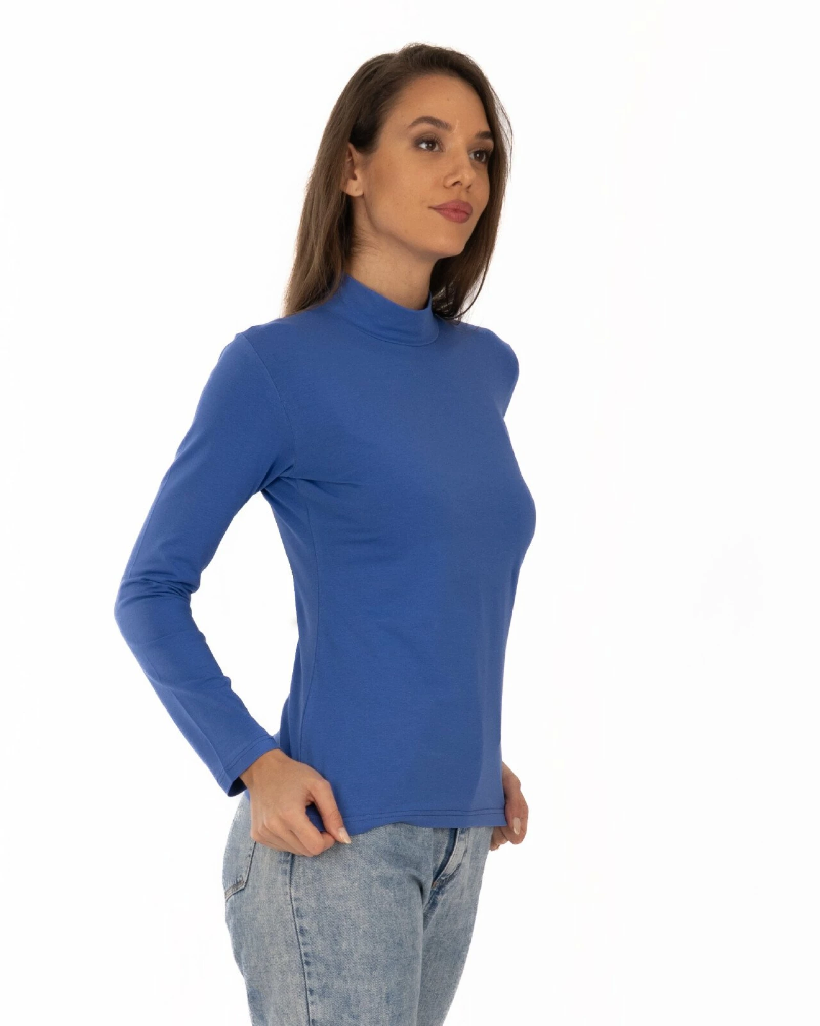 Bluză damă B.2005. tip maletă Blue