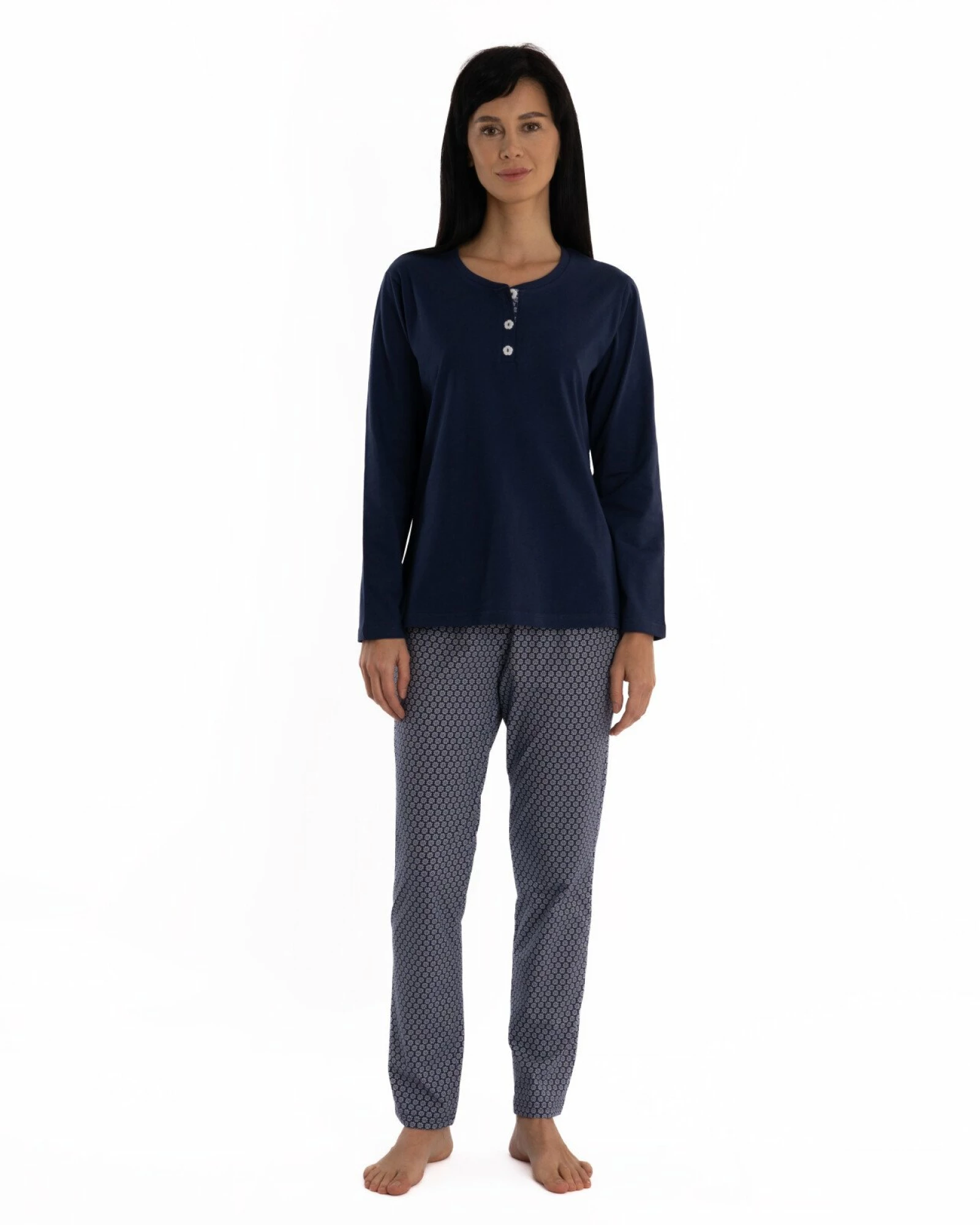 Pijama damă PIJ.2211.Bleumarin