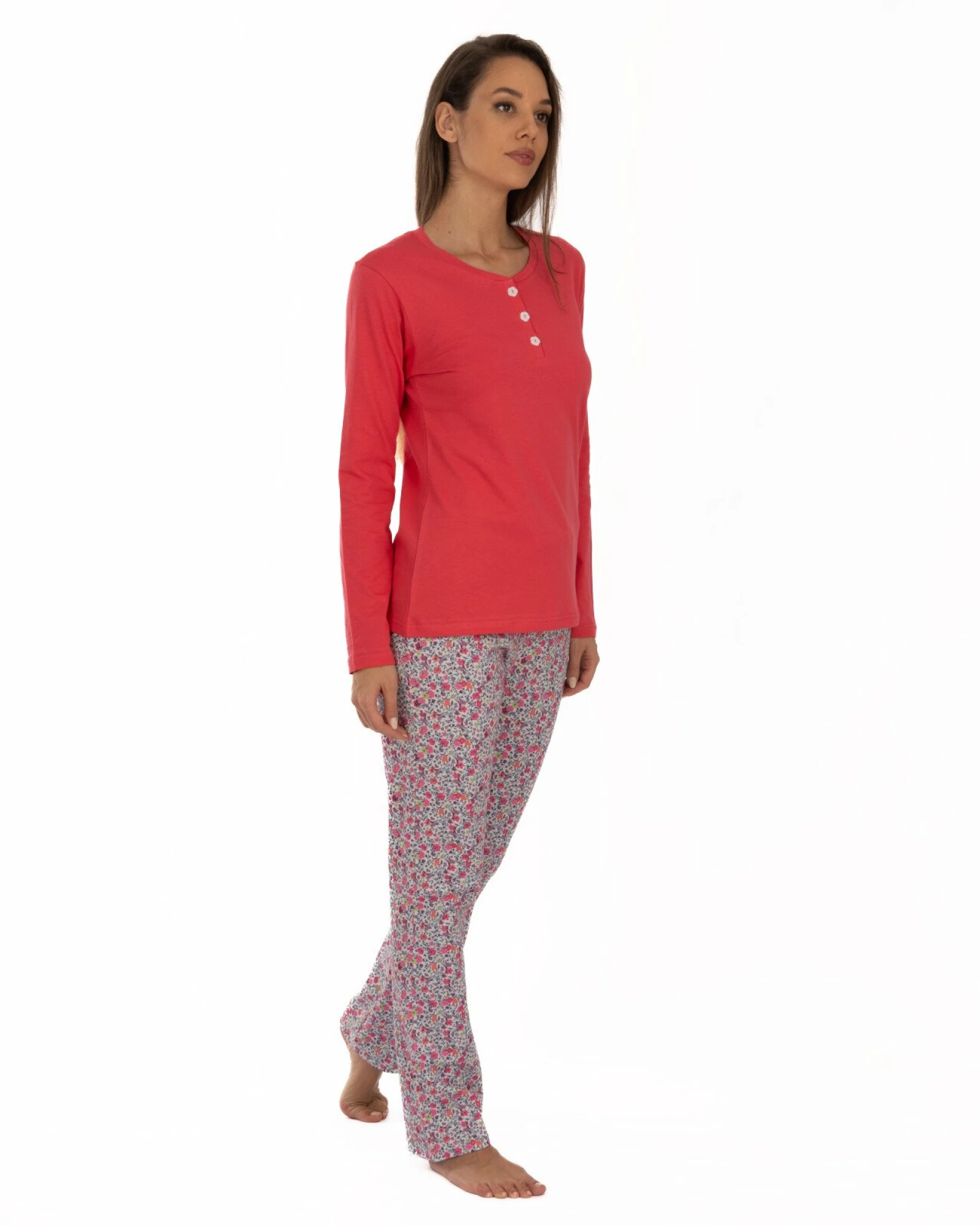 Pijama damă PIJ.2211.Roz-Coral