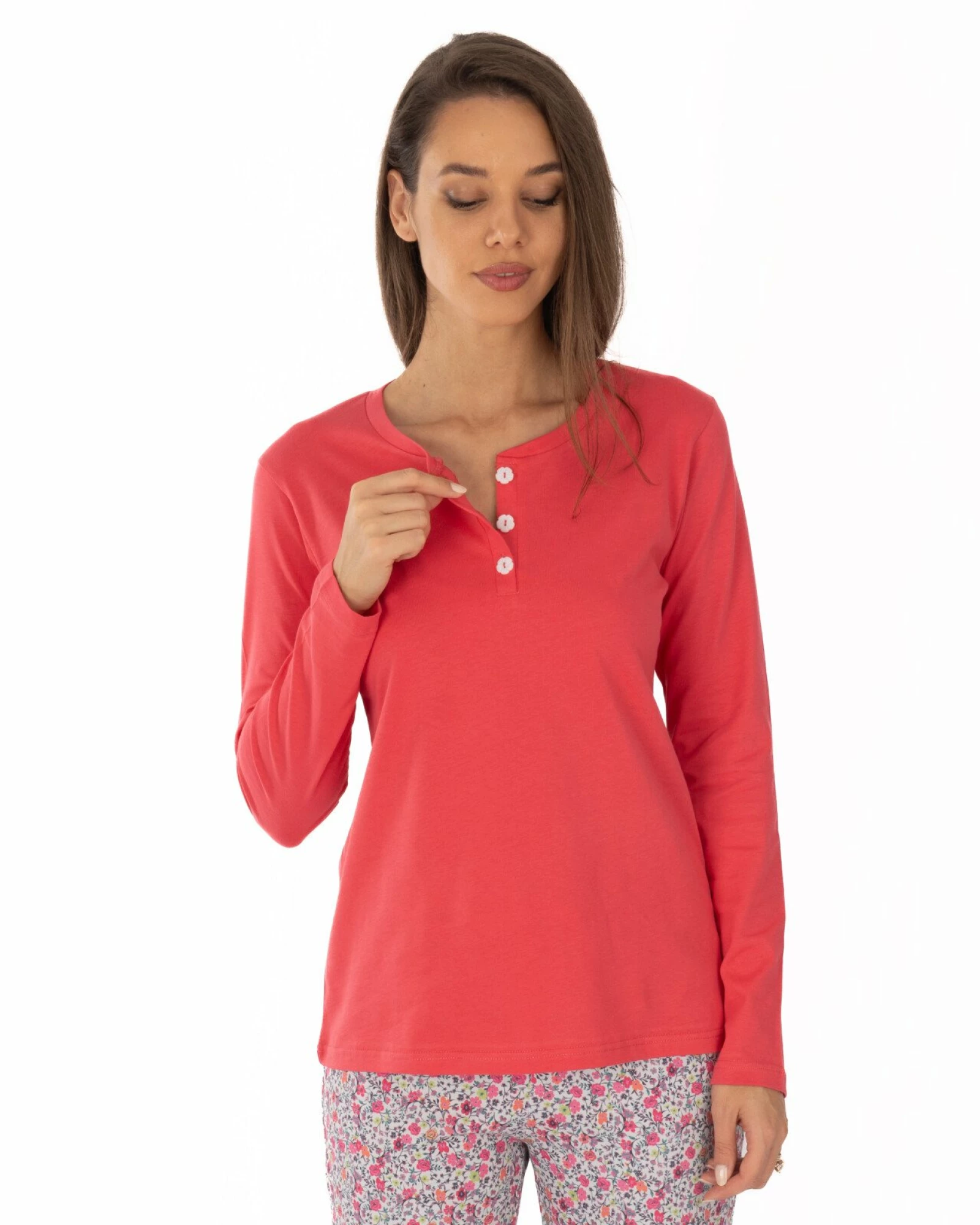 Pijama damă PIJ.2211.Roz-Coral