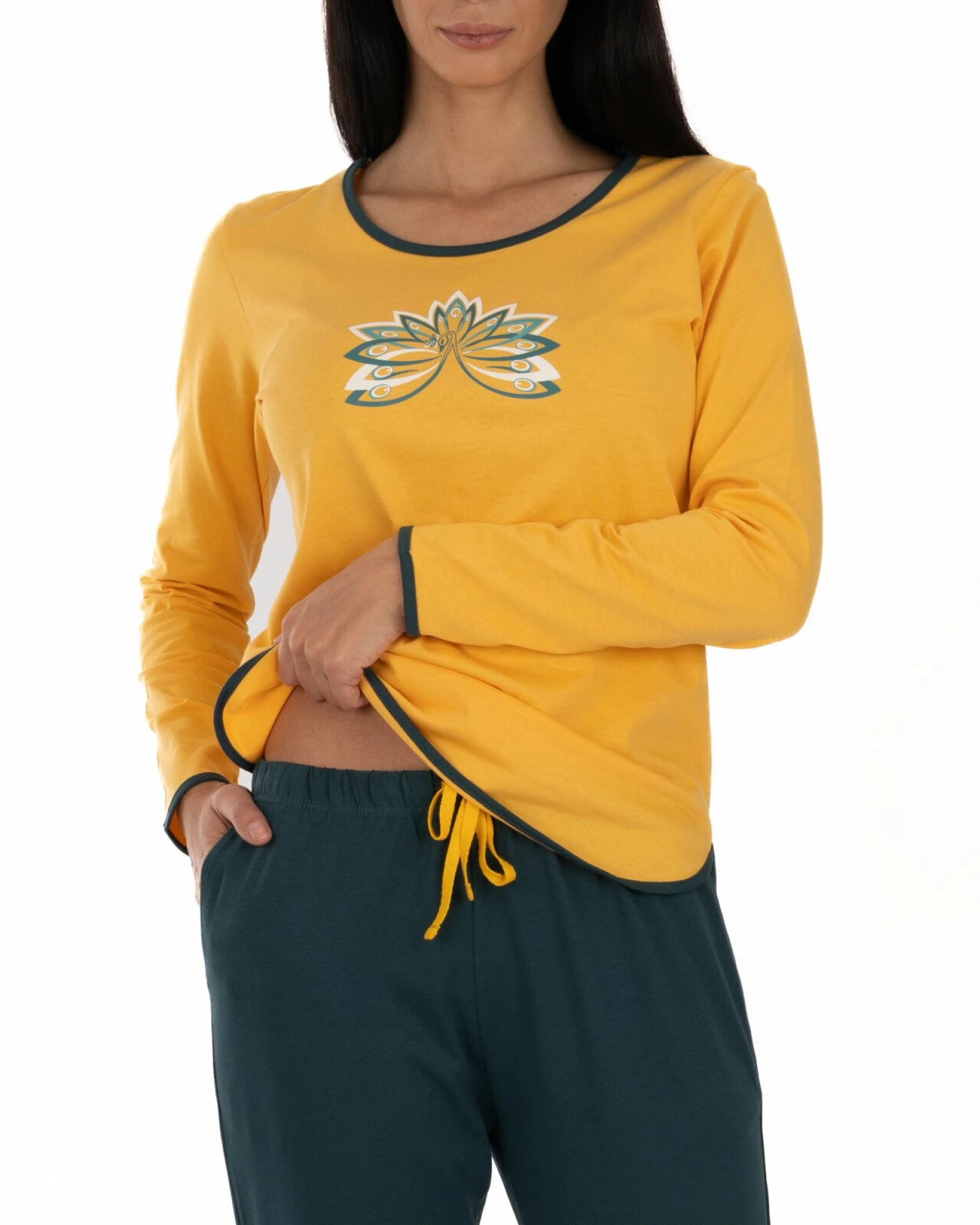 Pijama damă PIJ.2236.Galben