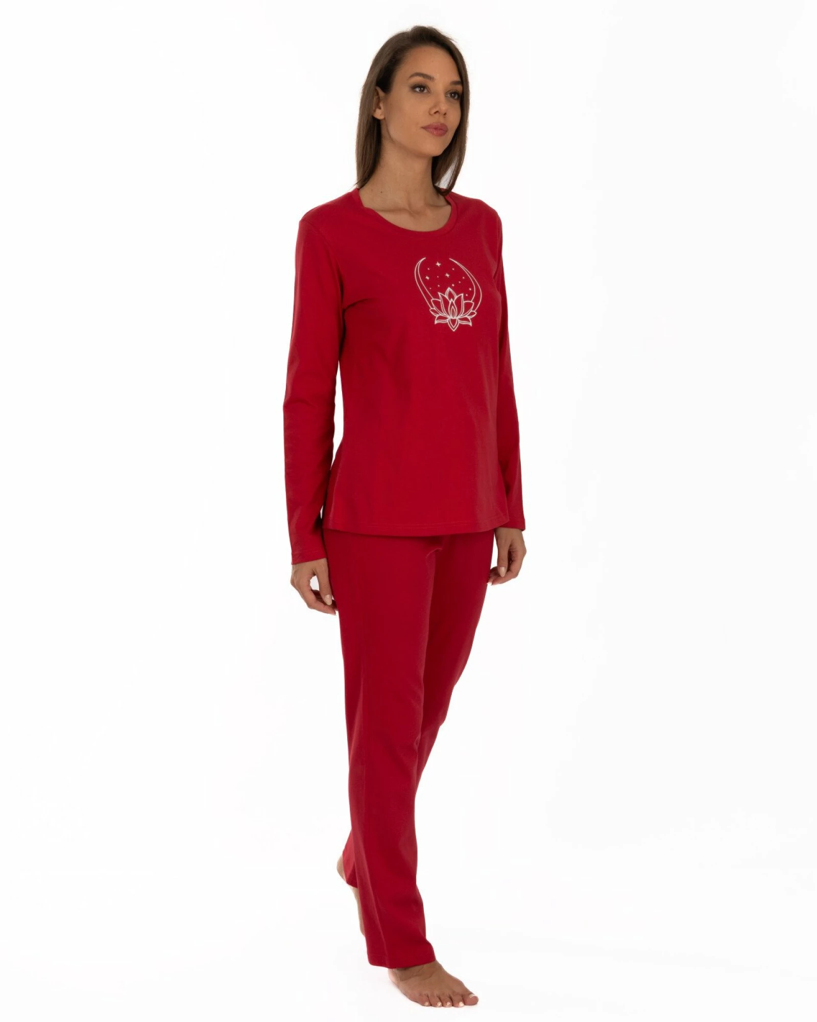 Pijama damă PIJ.2253.Cireașă