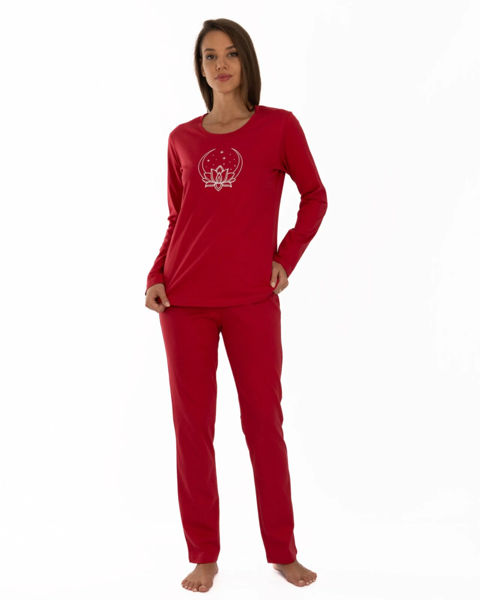 Pijama damă PIJ.2253.Cireașă