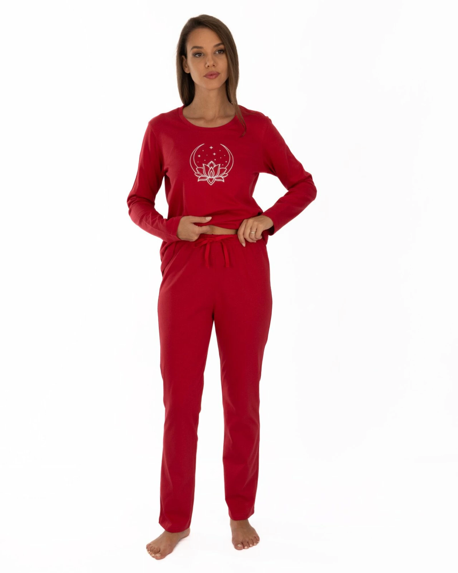 Pijama damă PIJ.2253.Cireașă