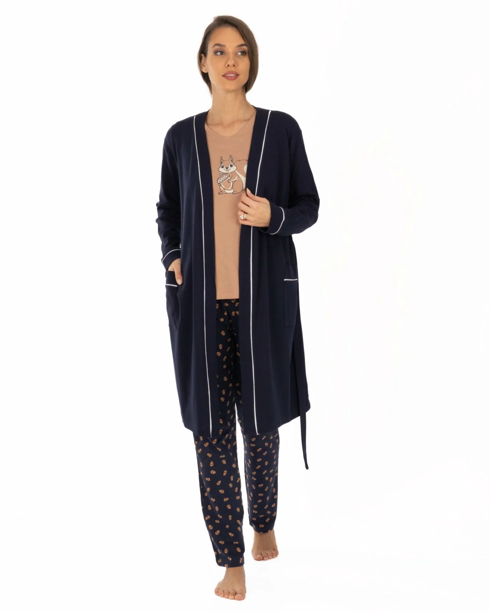 Pijama damă PIJ.2259.Alună