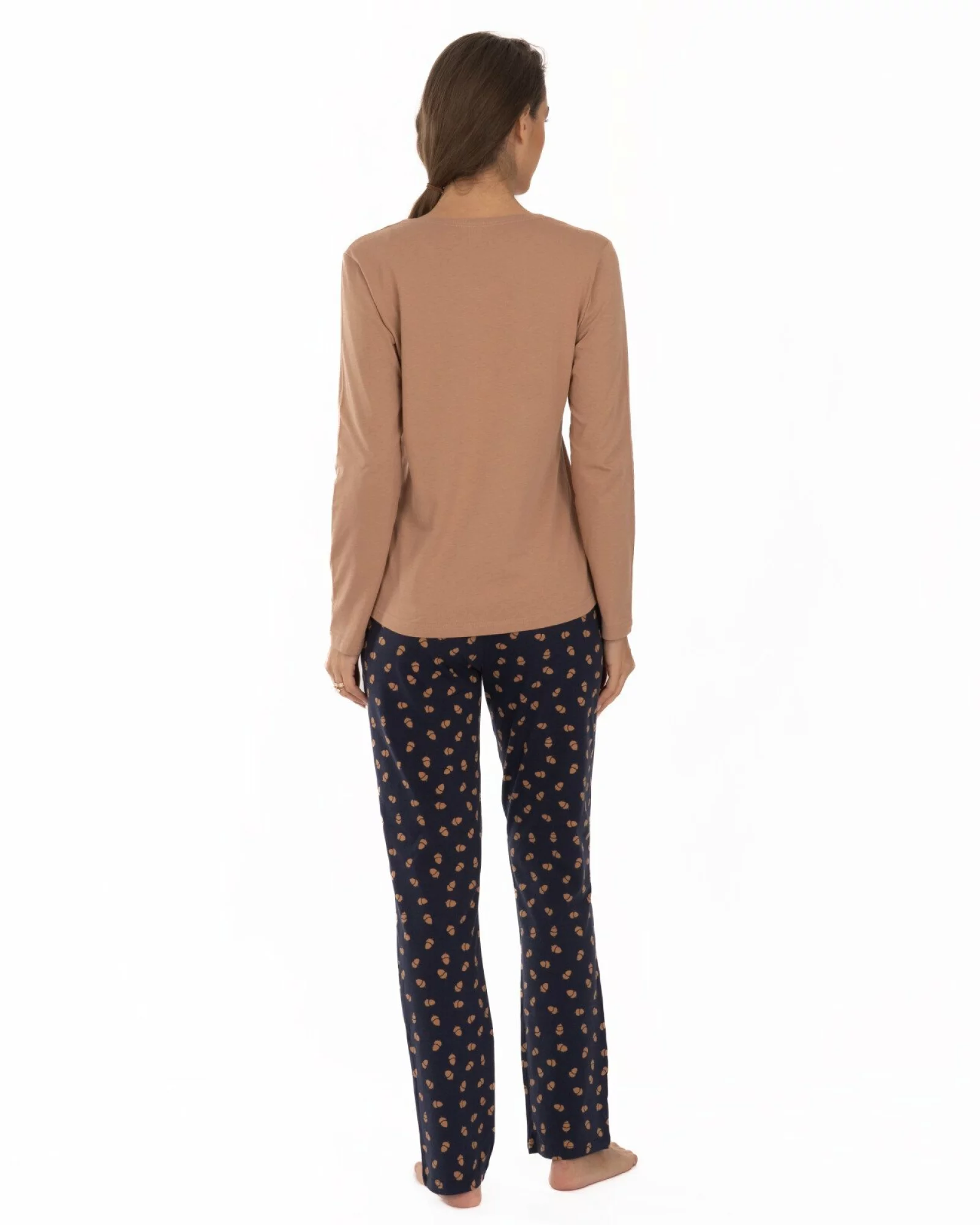 Pijama damă PIJ.2259.Alună